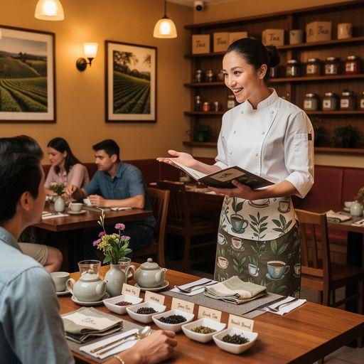 Érett gyümölcsök és méz illatának keveréke, ami a teáscsészéből árad.